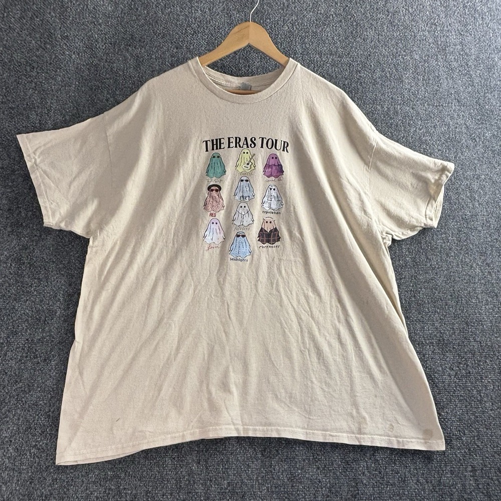 Taylor Swift The Eras Tour Concert Ghost Unisex Swifties T Shirt 2X Pop Music